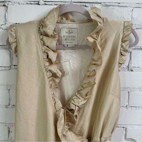 Kate Spade Wedding Belles Aubrey Sophisticated Elegant Dress Timeless SZ 10 - Picture 4 of 7